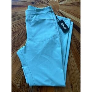 RLX Ralph Lauren Women's Golf Pants Size 10 Pale Blue Stretch Athletic Trousers